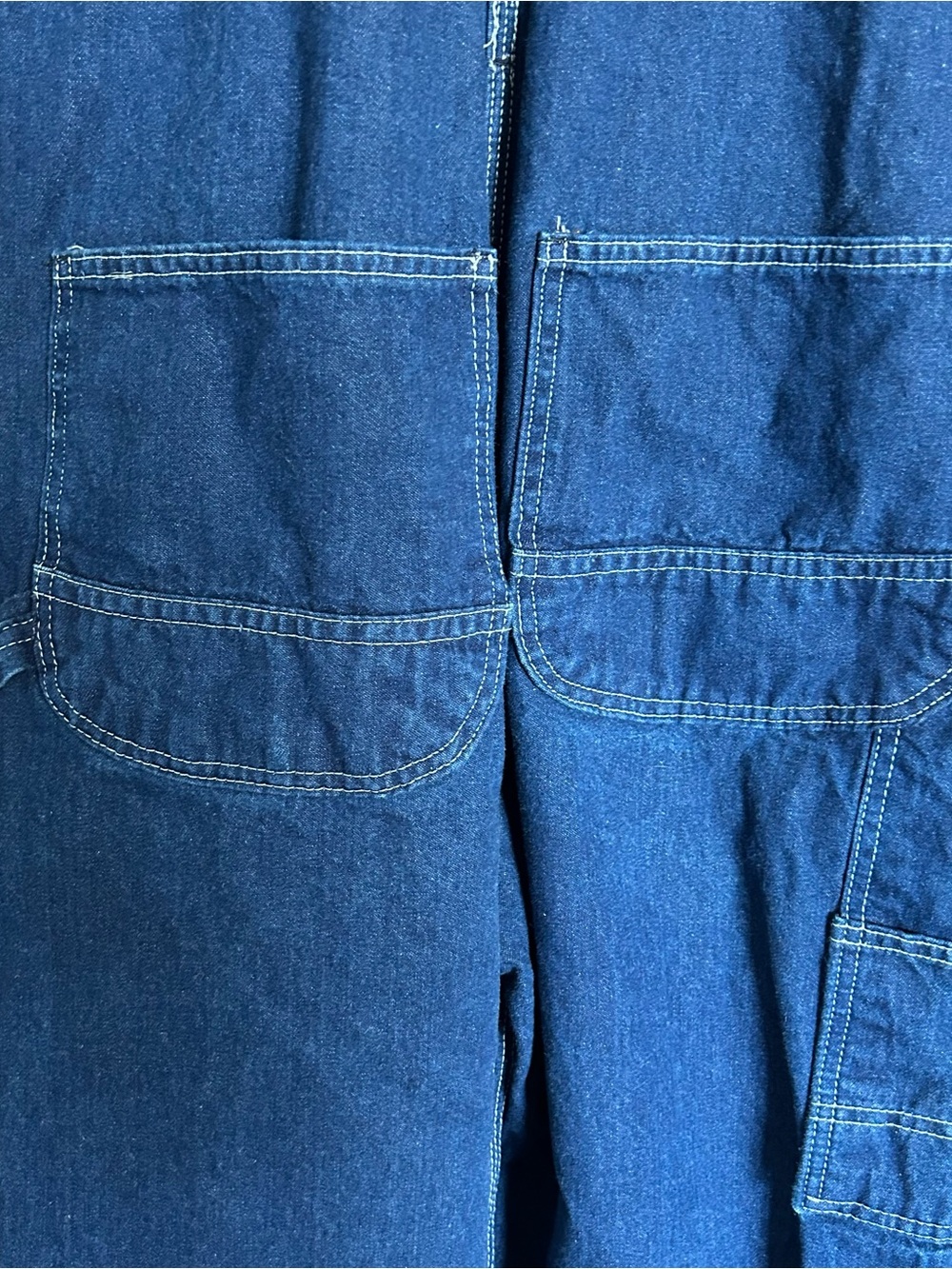 Men's Dark Blue Denim Overalls - Unbranded - Picture 5 of 7